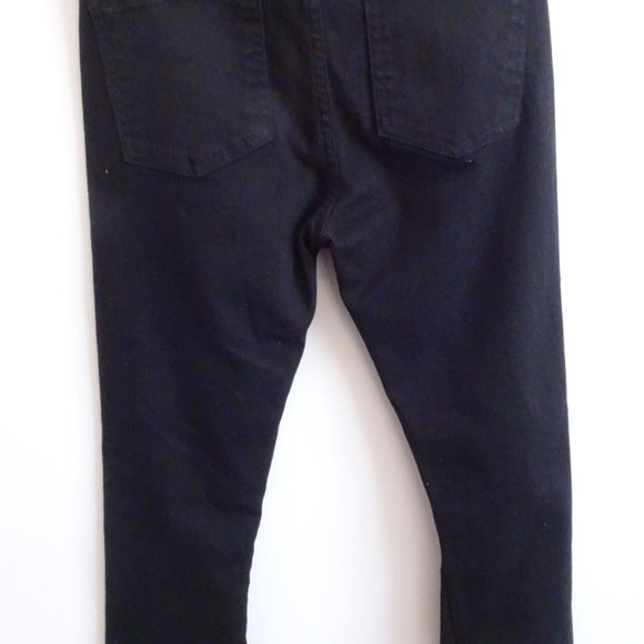 Ramie Brook Naomi Ripped Sequin Jeans waist 26 NWOT 298 black black white sequin - Picture 10 of 16